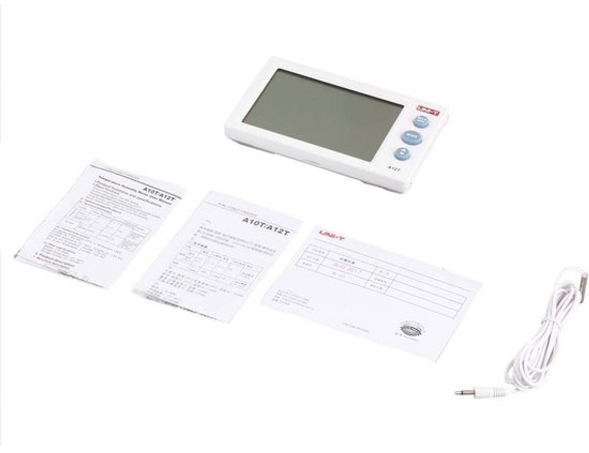Draadloze LED Digitale Thermo-Hygrometer met Klok en Alarm