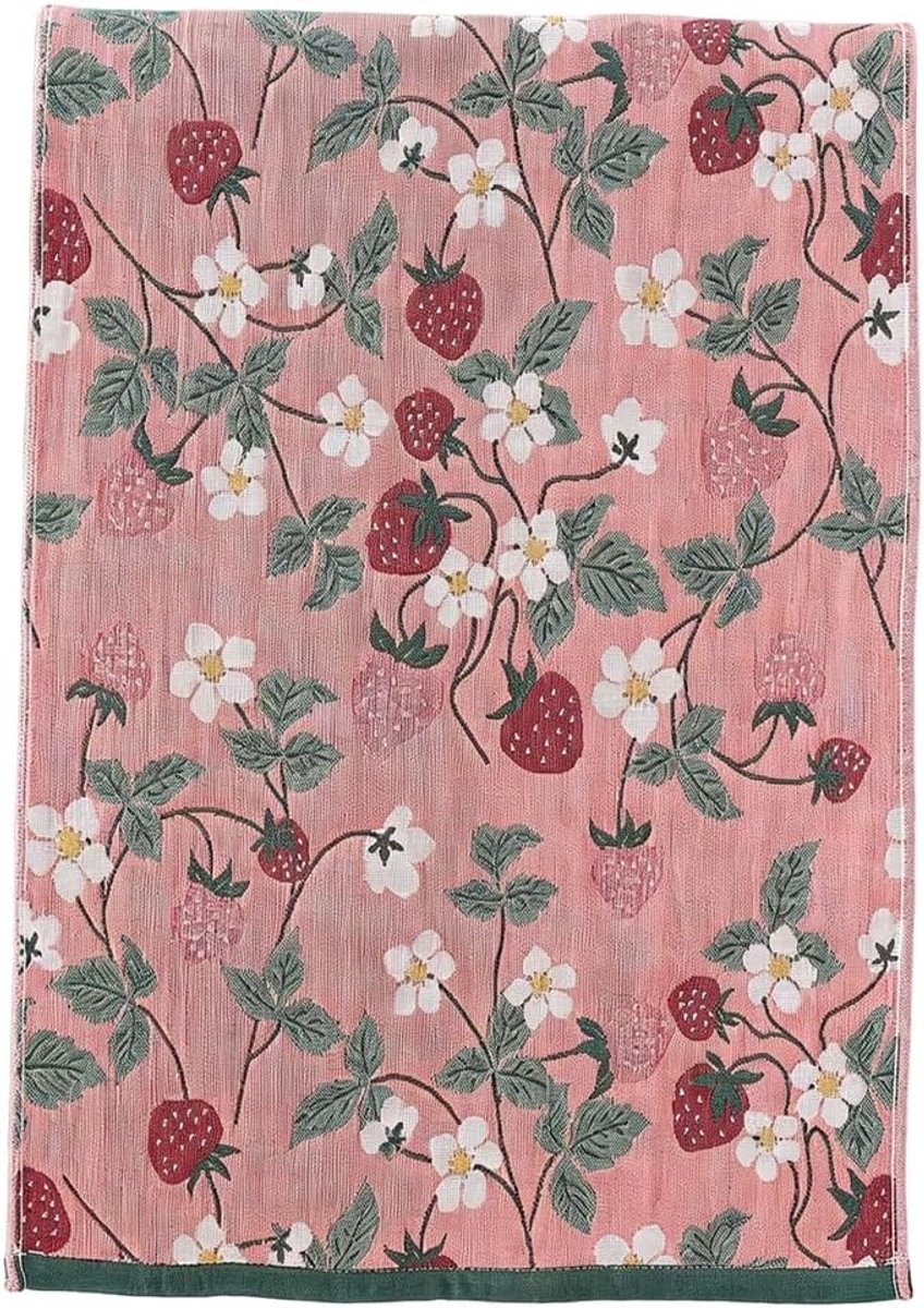 Theedoeken, absorberend, duurzaam, vintage bloemenpatroon, herbruikbaar, met lussen, voor thuis en professionele keukens, theedoeken en theedoeken, 36 x 74 cm