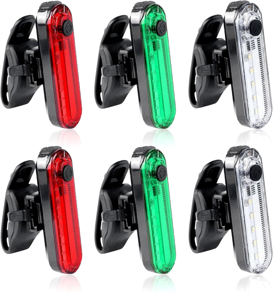 6 stuks navigatielichten voor boot, navigatielampen, boot, led-navigatielampen, 4 soorten modus, knipperlicht, pop, boot, led-verlichting voor boot, jacht, kajak