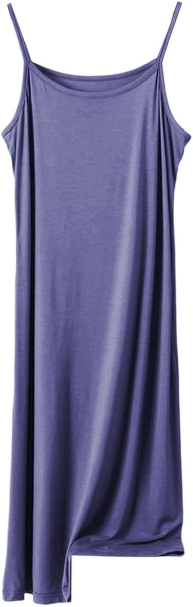 Casual jurk voor dames, elegant, chic, avond, cocktail, ceremonie, grote maat, lang, vloeiend, bedrukt, mouwloos, zomer, strand, modieus, A23