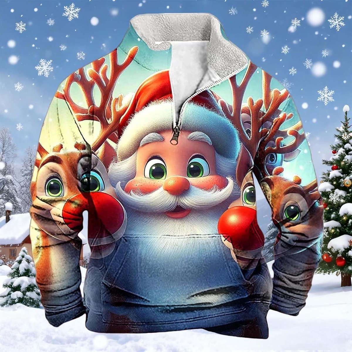 Ronde hals trui met lange mouwen en thermische fleece voering voor de winter, ideaal voor casual gebruik, comfortabel en warm, ideaal voor stadskleding.