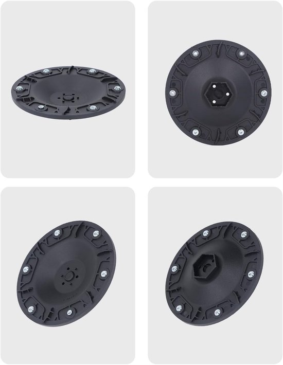 Grasmaaier Schijf, 150,3mm Diameter, 27,2mm Dikte, Nylon, 6 Openingen M4 Draad, Compatibel met Landoid M500 M700 M1000 — afbeelding 5