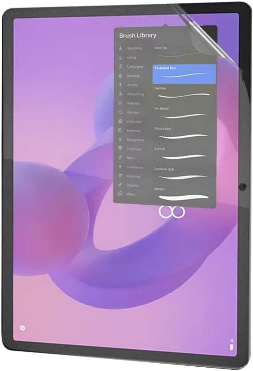 [2 stuks papieren beschermfolie voor Lenovo Idea Tab Plus 12,1 inch (30,5 cm), mat papier, displaybeschermfolie voor schrijven, tekenen, verblindingsvrij, anti-vingerafdruk, eenvoudige