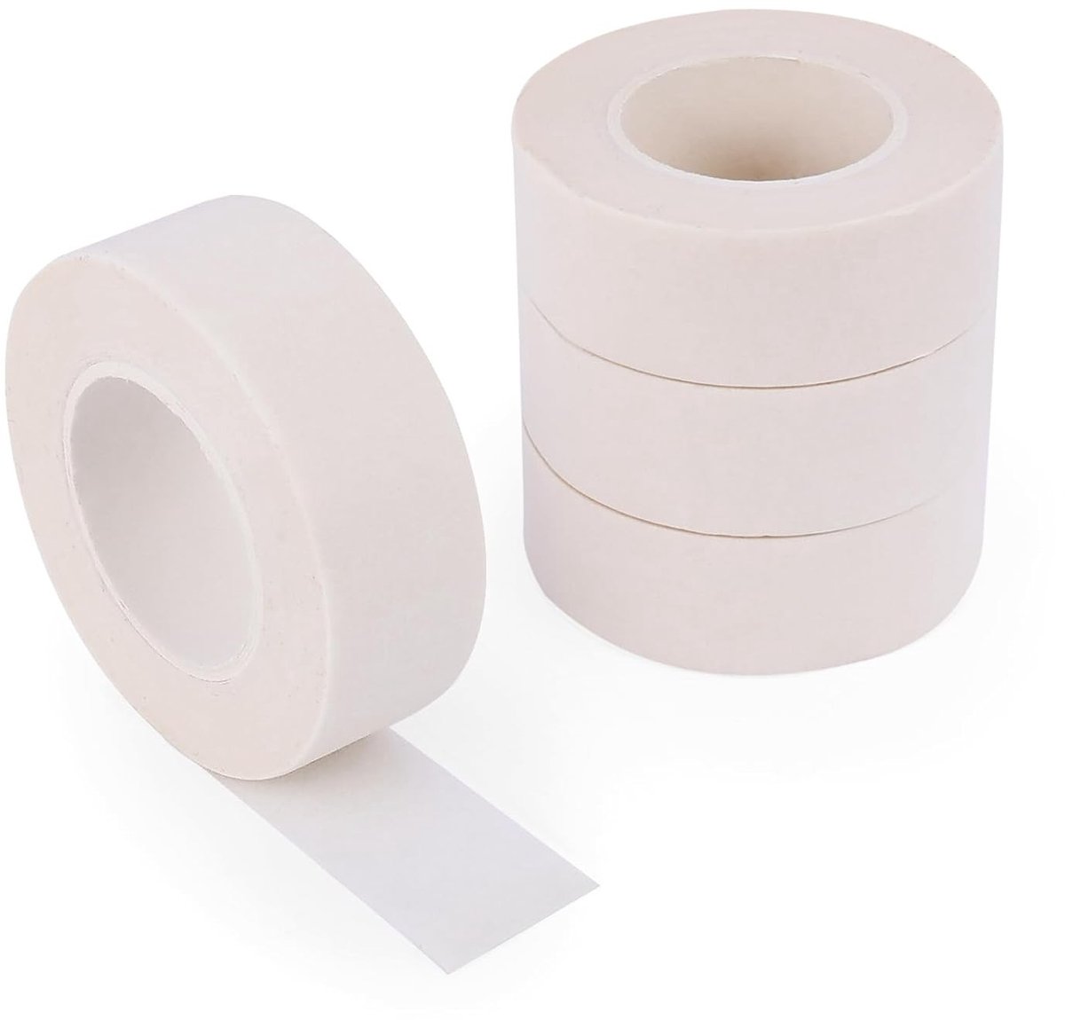 Kleurafplakband voor Schilderen, 4 Rollen, 24 mm x 20 m, Zelfklevend, Geschikt voor Spuitverf en Creatieve Projecten, Makkelijk te Scheuren