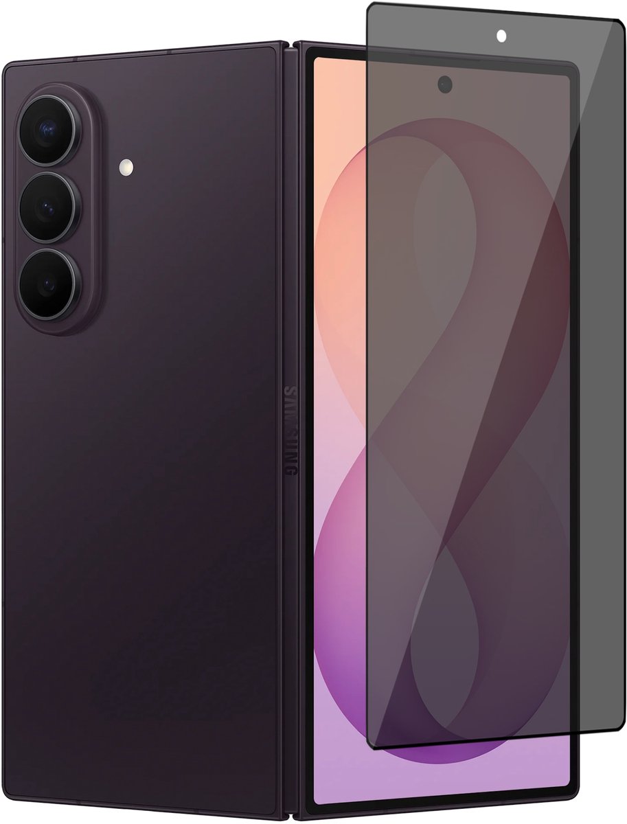 Privacy Screenprotector geschikt voor Samsung Galaxy Z Fold 8 Ultra / Fold 7 – Full Cover Gehard Glas – Anti Inkijk – Privacy Filter