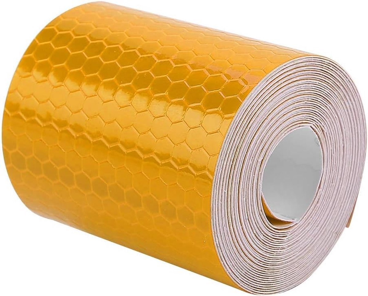 Reflecterende Veiligheidssticker van 5 cm - Hoogzichtbare Plakband voor Fietsen, Motoren en Auto's, Ideaal voor Voertuigen en Boottrailers