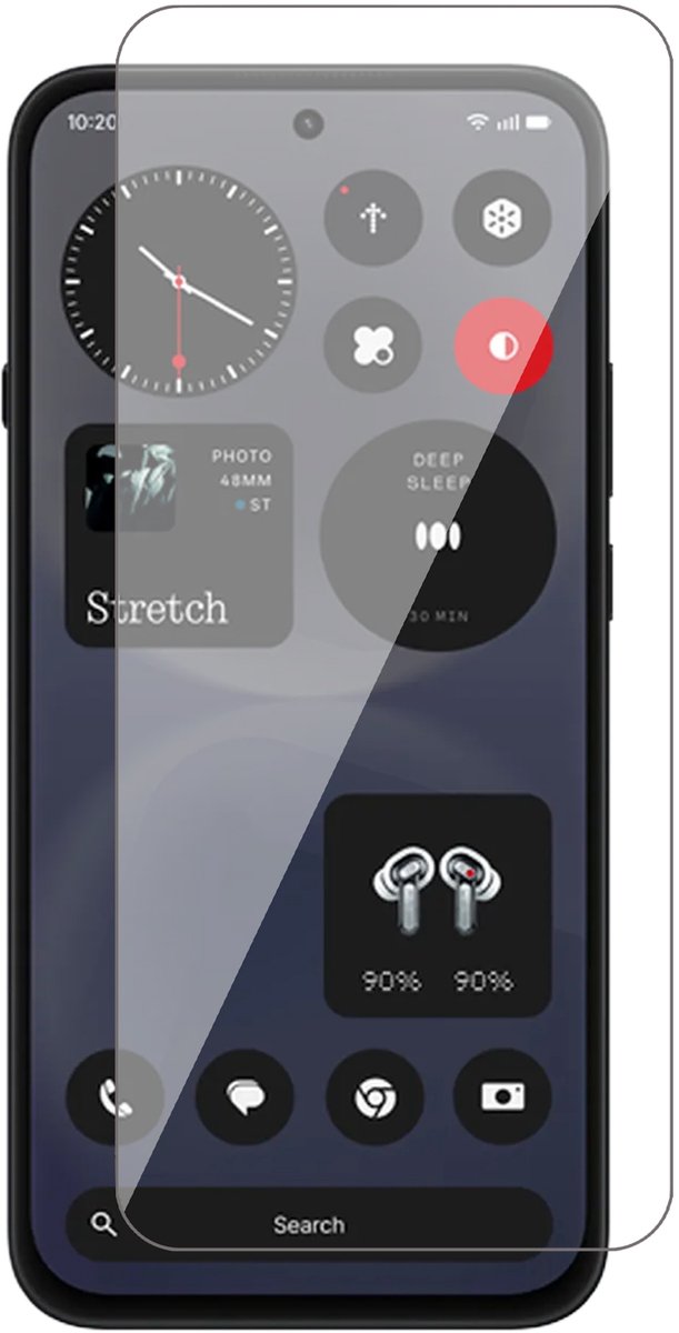 Screenprotector geschikt voor Nothing Phone 4b – UltraClear Gehard Glas – Case Friendly – 9H Krasbestendig