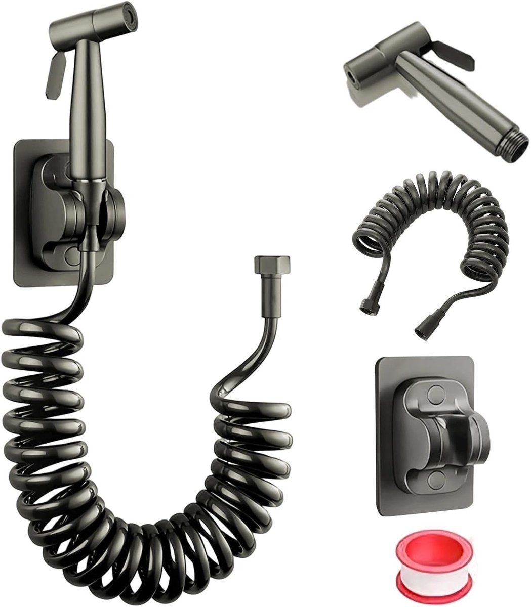 3M PE Bidet Sprinkler Set voor Toilet, Handdouche voor Bidet, Pet Shower Hoofd voor Badkamer en Keuken, Ideaal voor Hygiëne en Comfort