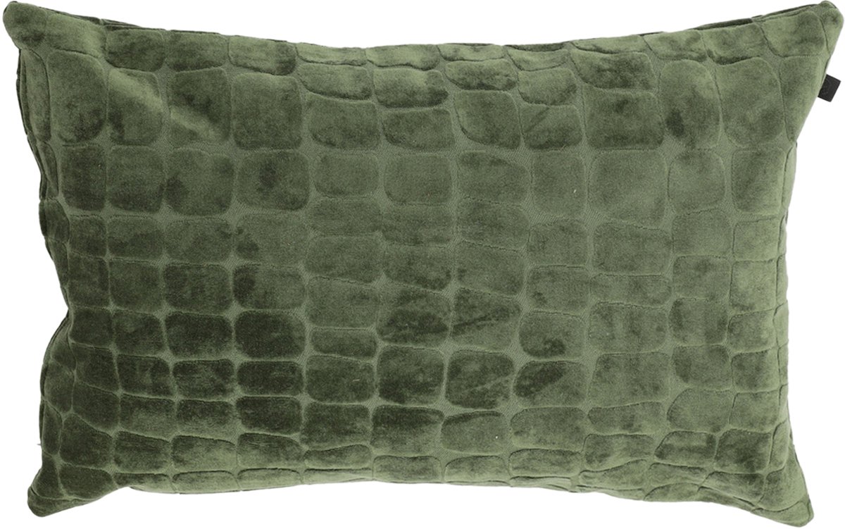 Overseas Croq Sierkussen - 40 x 60 cm - Olive