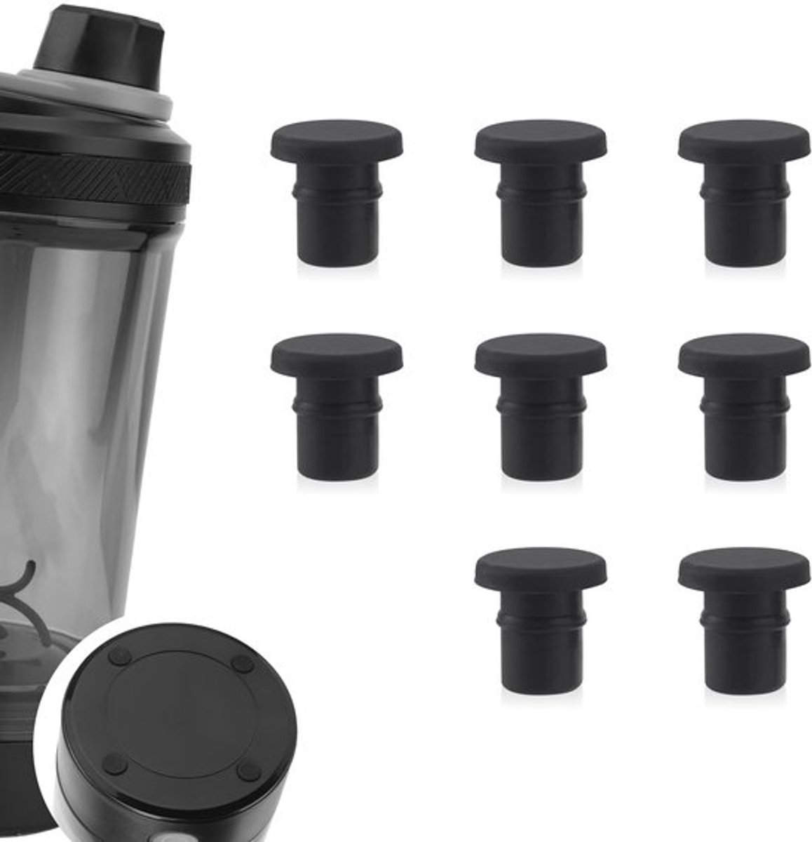 Allecto - Antislip Stop voor Electric Protein Shaker - Silicone BPA-vrij - Perfecte