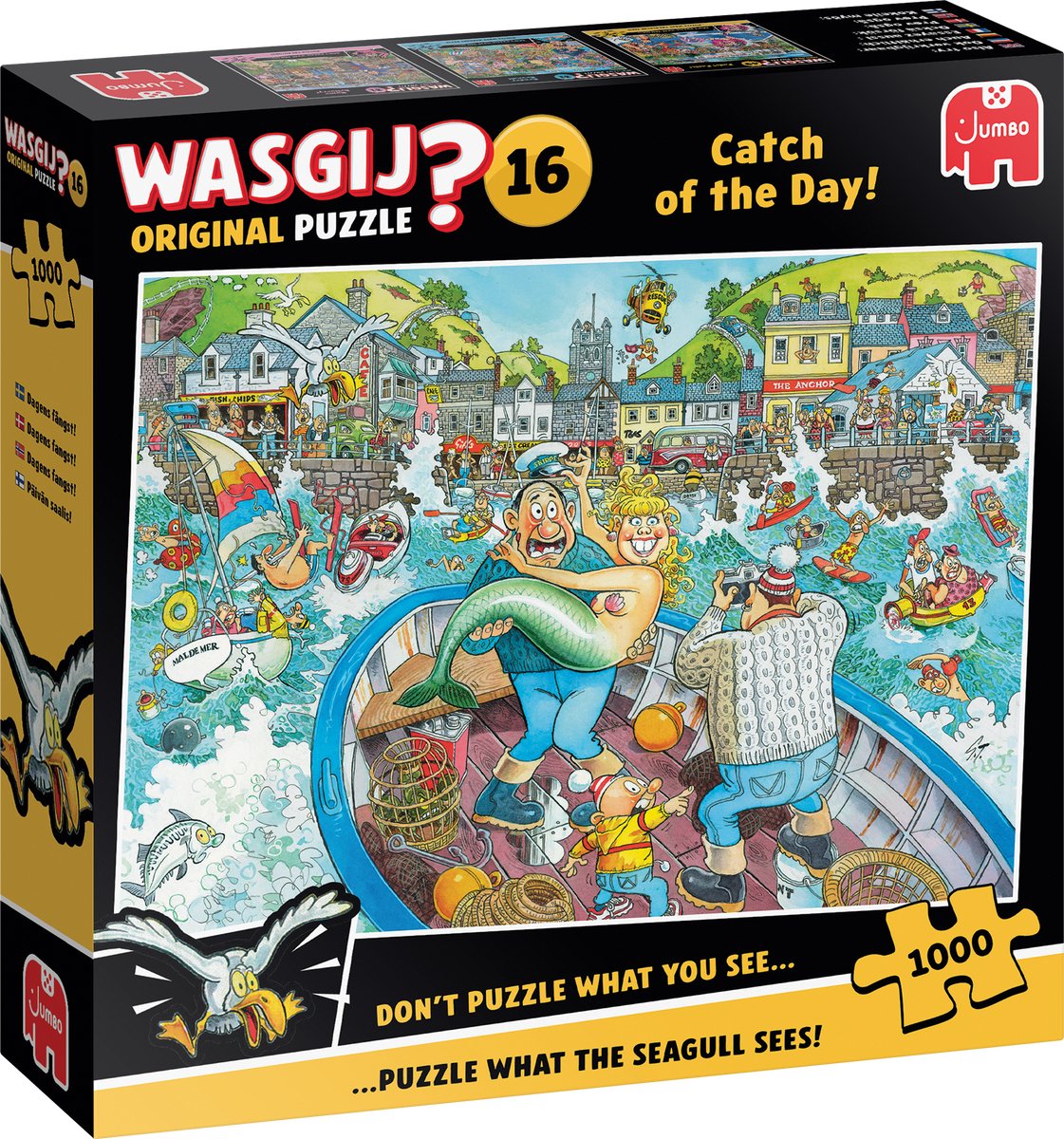 Wasgij Original 16 - Catch of the Day! - puzzel van 1000 stukjes