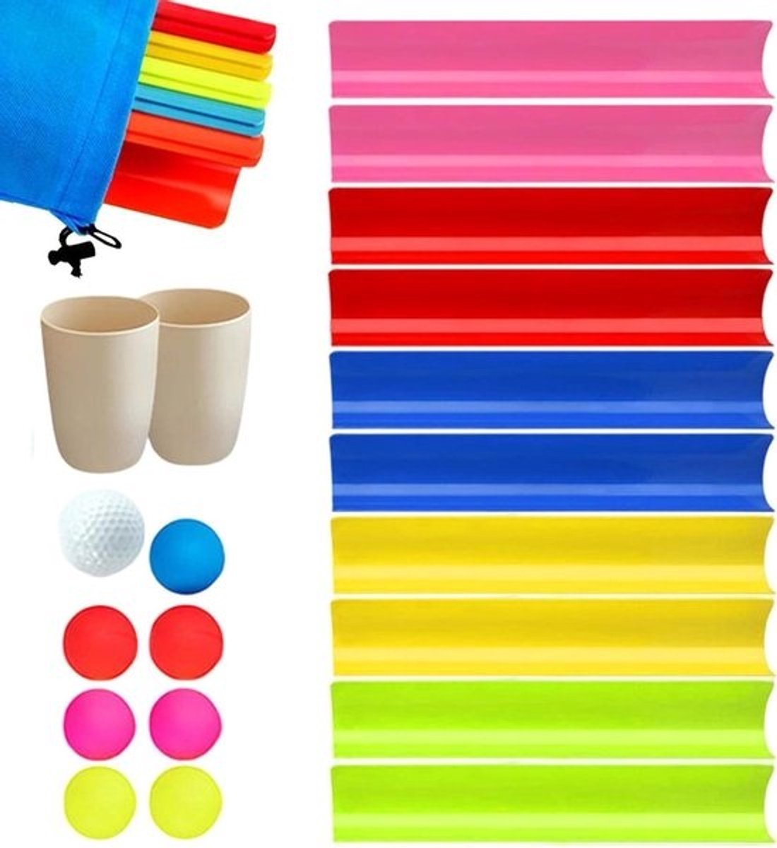 Teambuilding Spellen - Groepsspellen Draagbare Spellen - Interactieve Groepsuitjes - Weerbestendig PVC Materiaal - 45 x 10 cm - Niet gespecificeerd