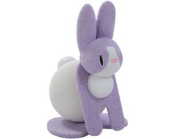 Kattenu Bunny Krabpaal - Konijn Krabpaal met Grote Krabbol - Paars/Wit - Unieke dieren krabpaal