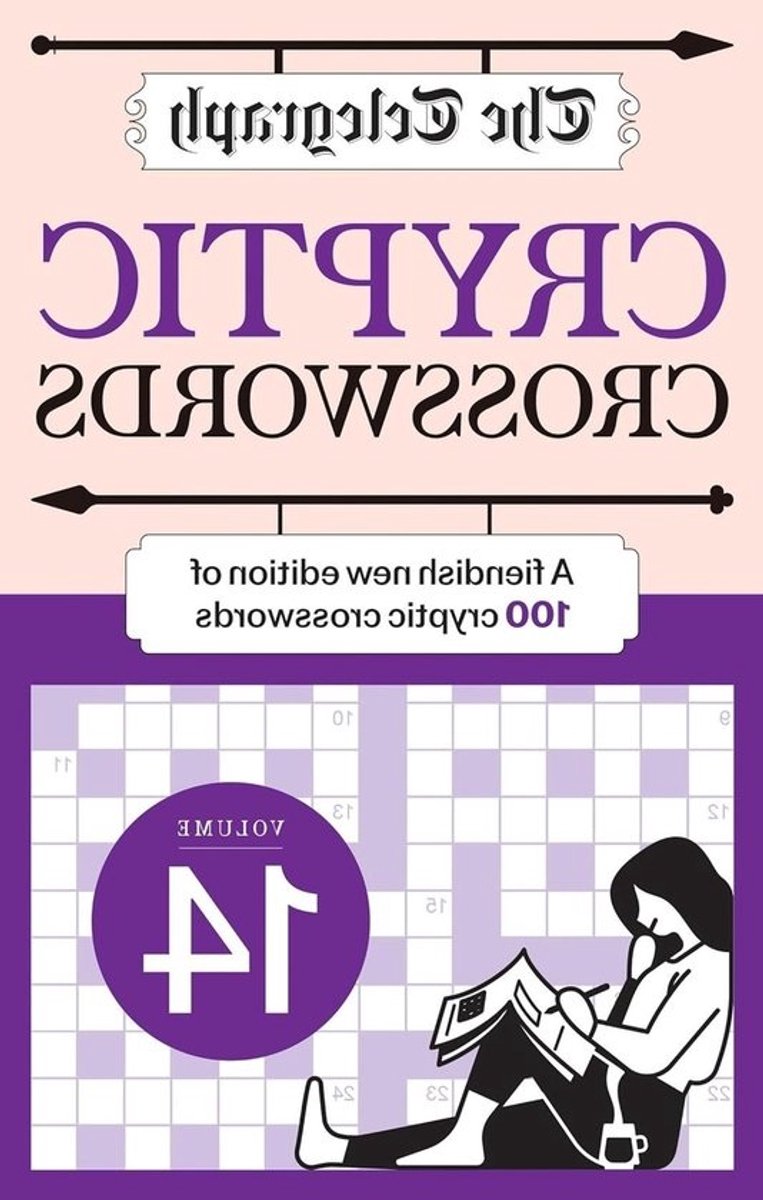 Cryptic Crosswords - Puzzelboek Woordspel - Hersenkrakers Oplossen - 100 Uitdagingen - 19.6 cm - Niet gespecificeerd