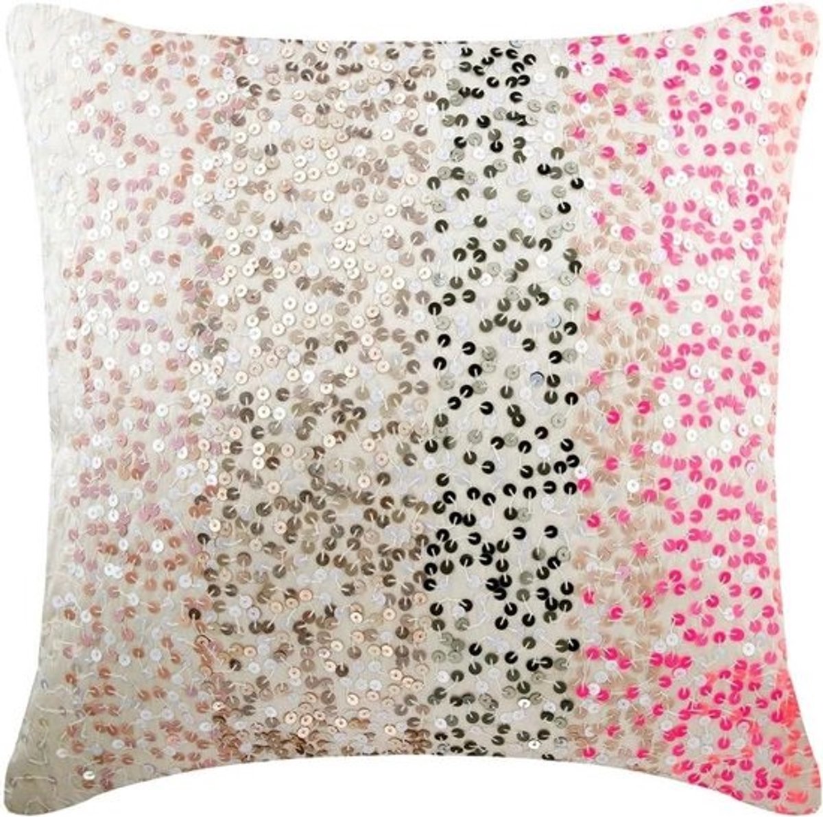 Decoratieve Kussenhoezen - Sierkussens Bank - Woonkamer Inrichten - 100% Handgemaakt - 45x45 cm - Roze
