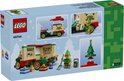 Doos van LEGO 40746, Bezorgtruck van de Kerstman, met illustraties van de truck, elf en kerstboom.