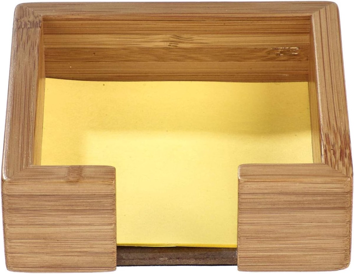 Decoratie - 9,5 x 9,5 x 3 cm - Hout - Meerkleurig