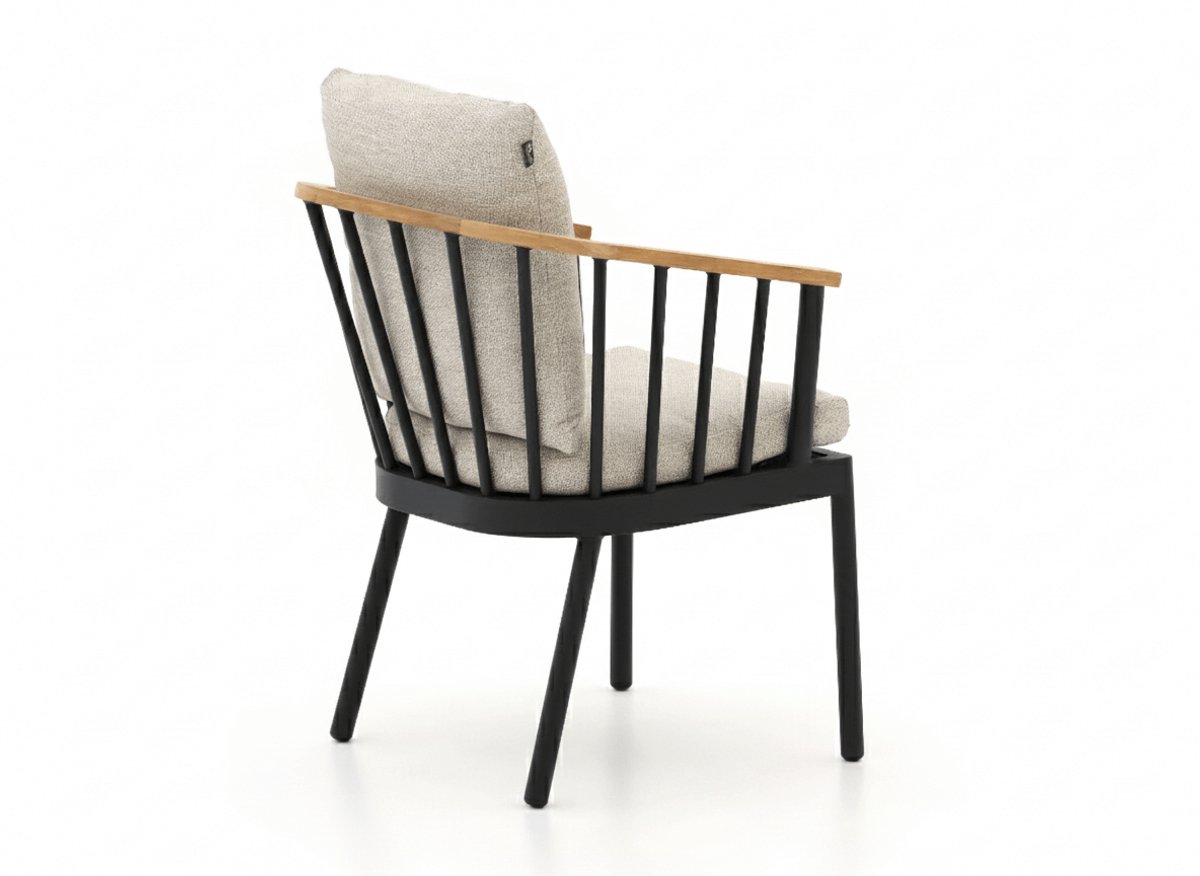 Apple Bee Condor/Zanzibar Dining Tuinset 220 cm - 7 Delig - Black