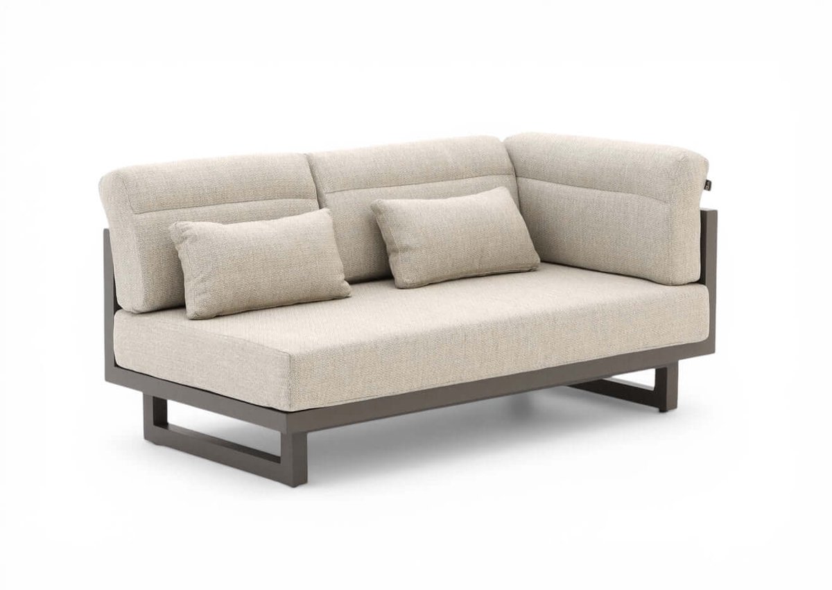 Apple Bee Santorini 2-Zits Element Links - Upholstered - 160 x 82 x 60 cm