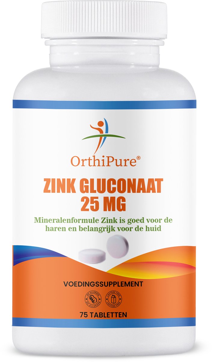 OrthiPure - Zink Gluconaat 25mg
