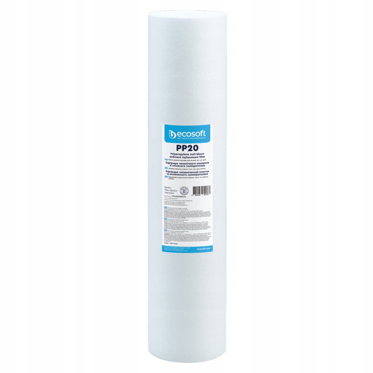 Ecosoft PP Schuimfilter BB20 4,5"x20" - 20 Micron