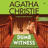 Dumb Witness: Agatha Christie - Een Hercule Poirot Mysterie, voorgelezen door Hugh Fraser. Een hondje staat op een trap.