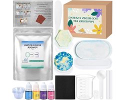 Gietpoeder DIY set - Gips gieten - Creatief knutselen - Complete set - 500 gram - Wit