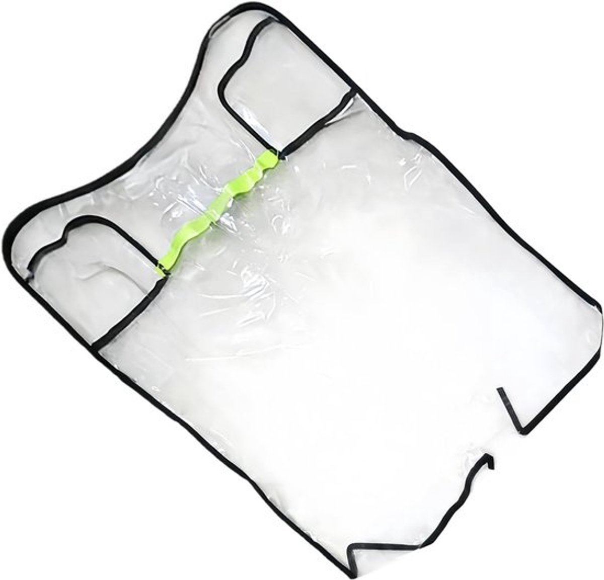 Motor Windscherm - Scooter Voorruit - Bescherming Tegen Wind - Hydrofobe Waterafstoting - 102x90 cm - Helder Transparant