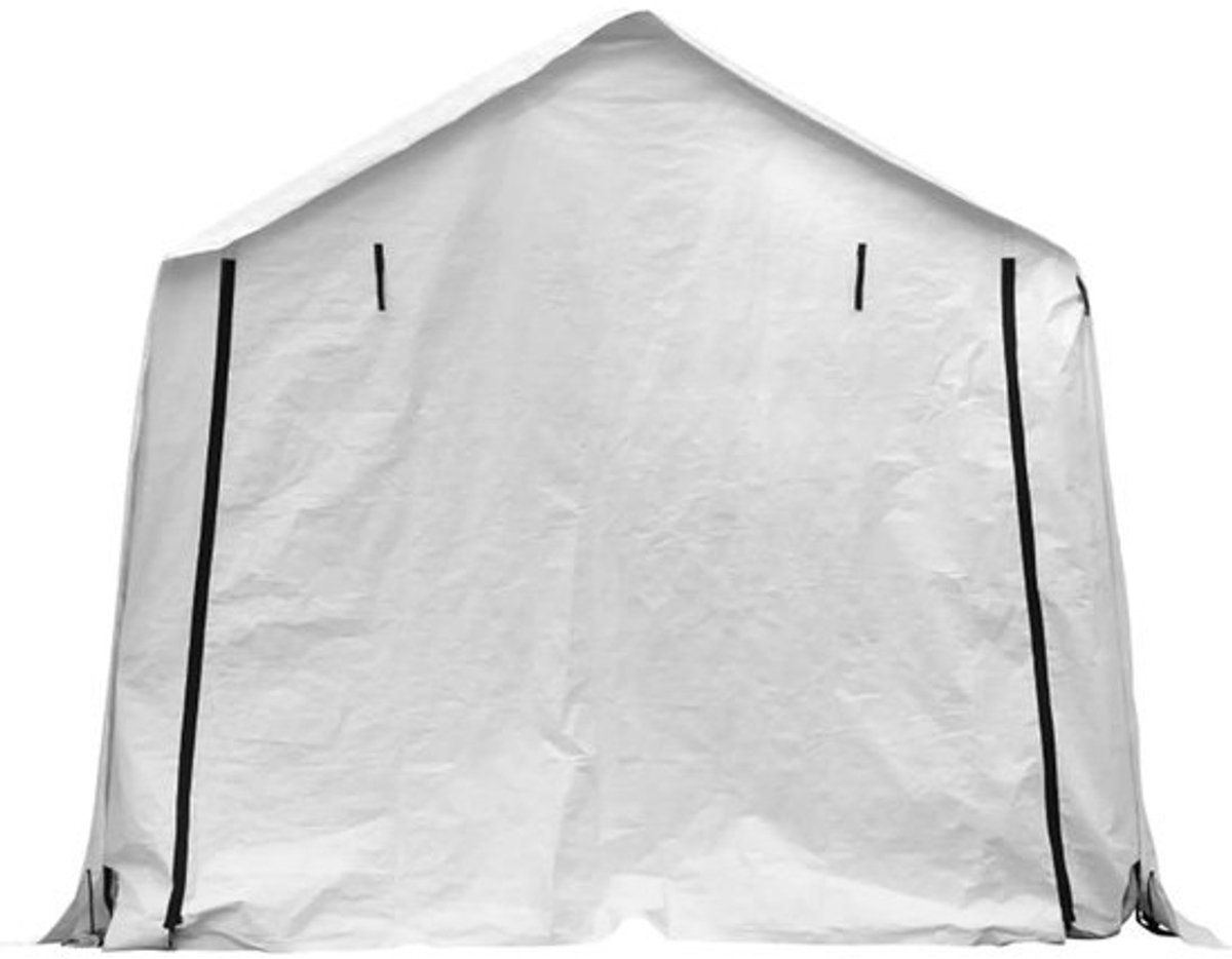 Carport Luifel - Garage Shelter - Voertuigen Beschermen - Waterdicht Stevig Frame - Eén maat - Wit