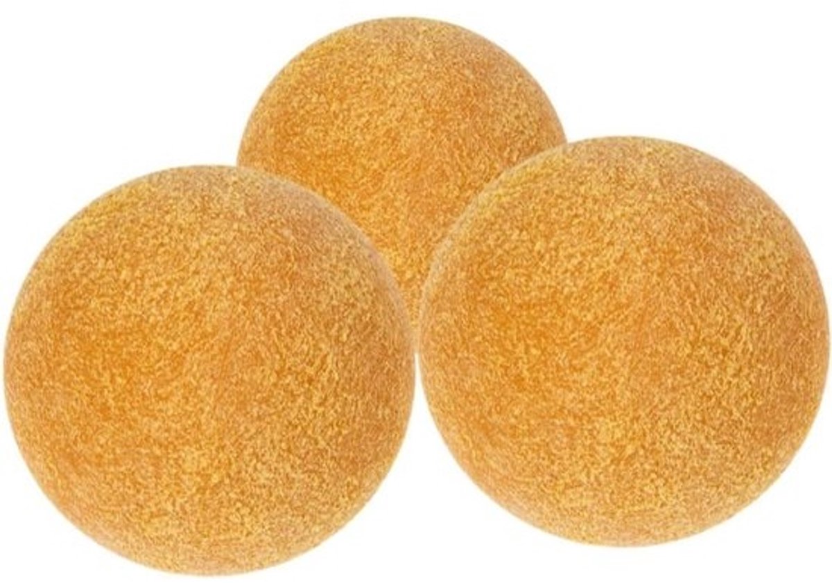Tafelvoetbal Ballen - Mini Voetballen - Spel Verbeteren - Gestructureerd Oppervlak - 36 mm Diameter - Zwart