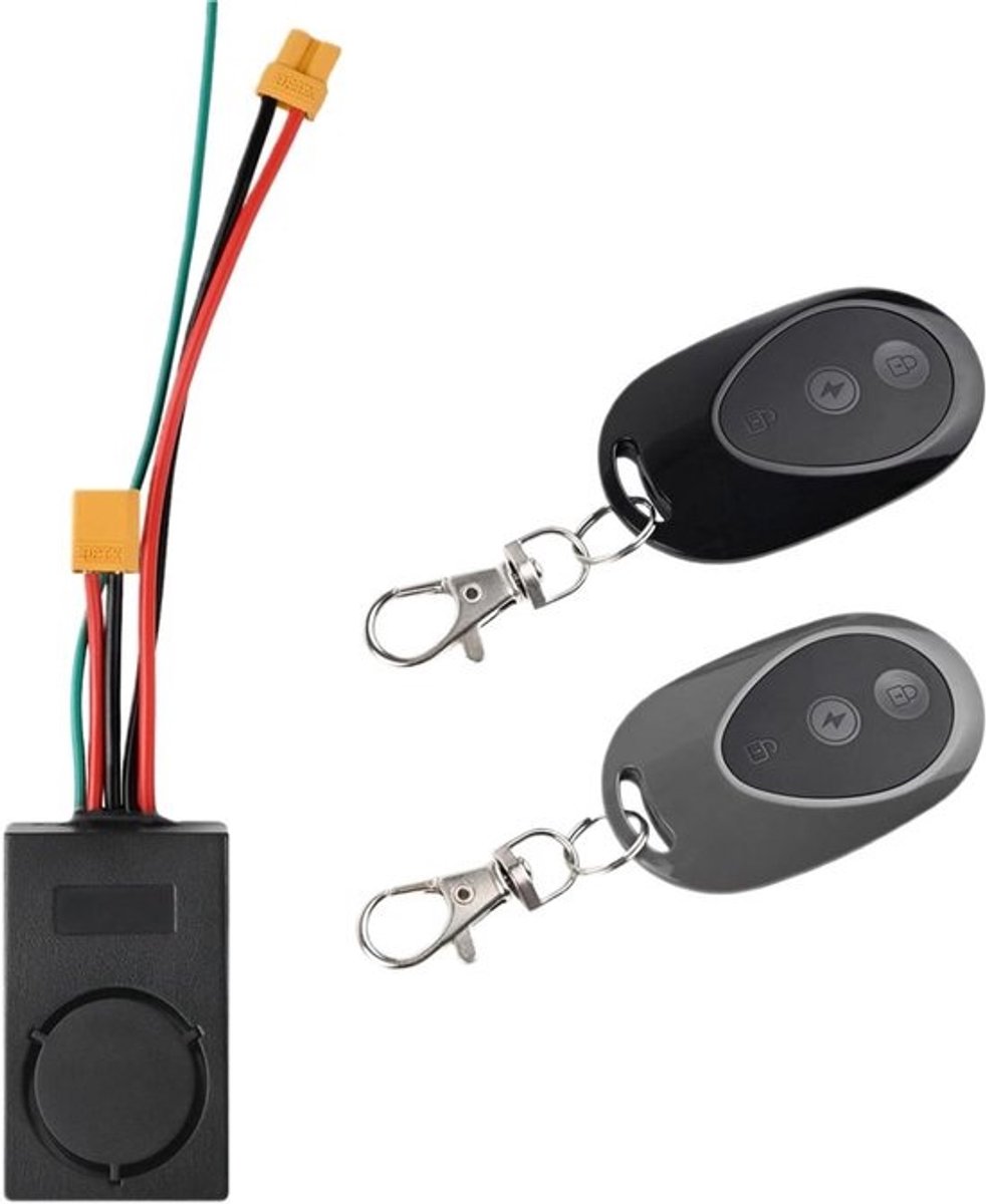 Scooter Alarm - Diefstalbeveiliging Bewegingsmelder - Voertuig Beveiligen - Luid 115dB Geluid - 10.4 x 3.8 cm - Zwart