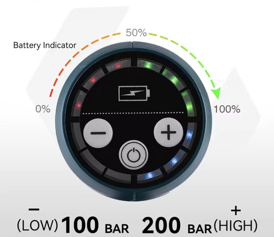 NextNovaDeals 200Bar Hogedrukreiniger - Waterpistool Met Emmer - Compatibel Met Makita 21V Accu - Krachtige Straal - Draadloos — afbeelding 4