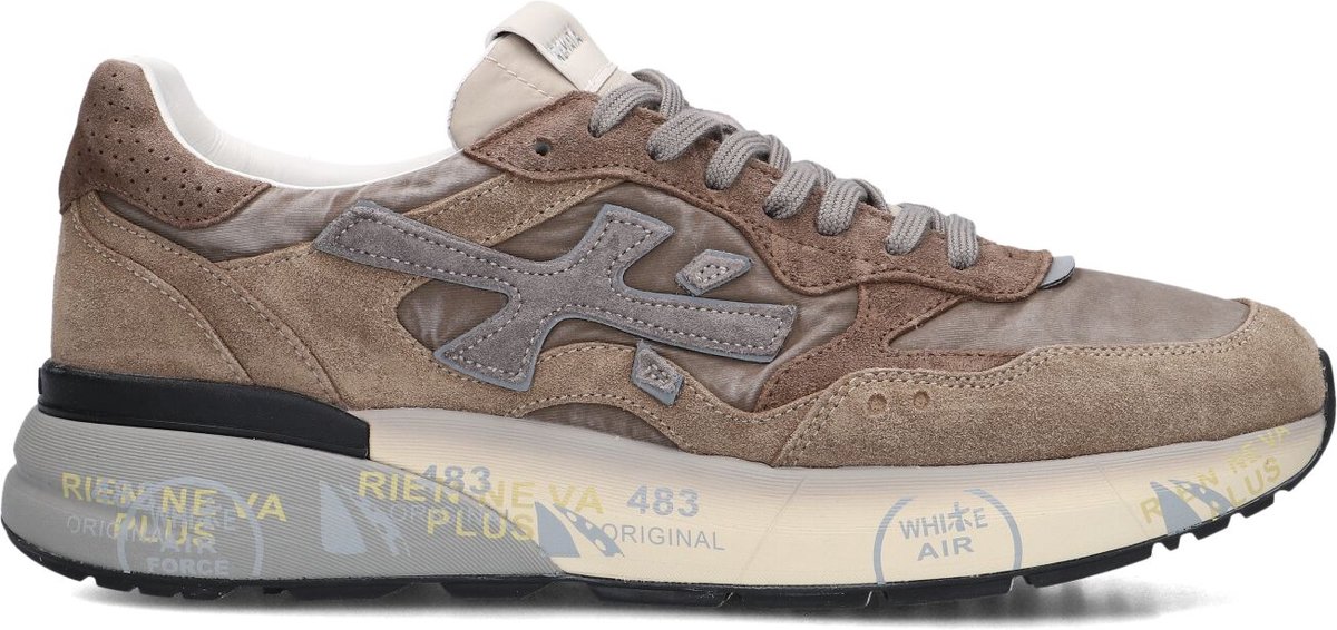 Premiata Mick Sneakers - Textiel - Heren - Bruin - Maat 45
