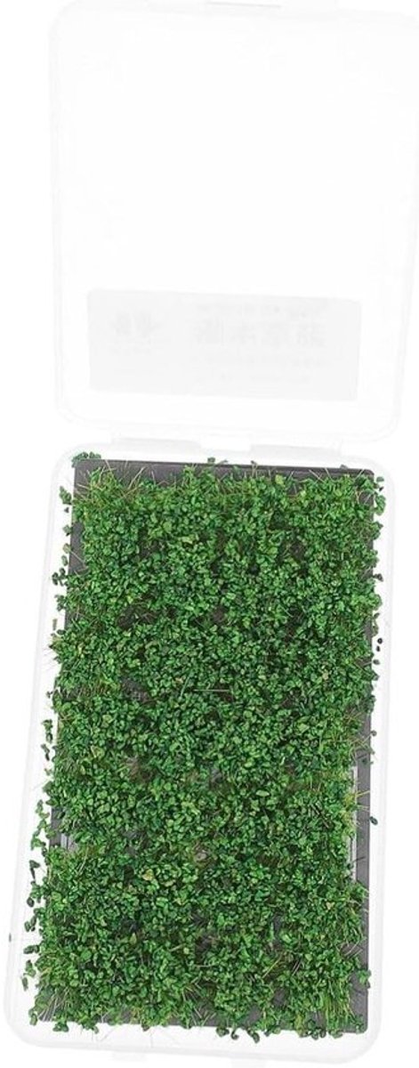Simulatiegras Mat - Kunstgras Veld - Diorama Bouw - Levensgetrouwe Kleur - 10.5x6CM - Groen