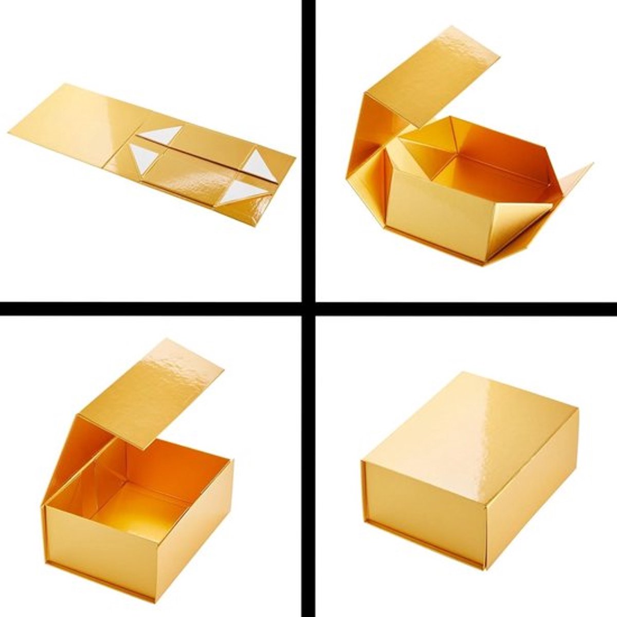 Dailygoods- Geschenkdozen met Deksels - Set van 6 - 9,5 x 7 x 4 inch - Magnetische