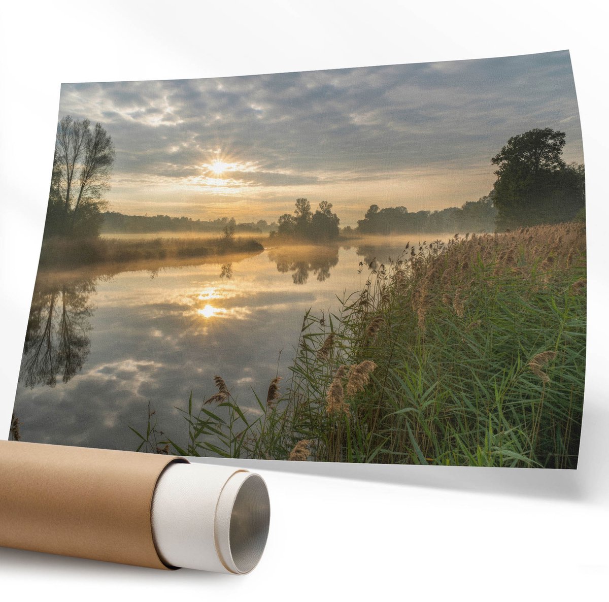 Coloray Polycanvas Poster - Mysterieuze Elegantie, Fotografie - 594 x 840 mm - Zwart-wit Wandposter - Rechthoek - Muurdecoratie - Woonkamer - Glamour