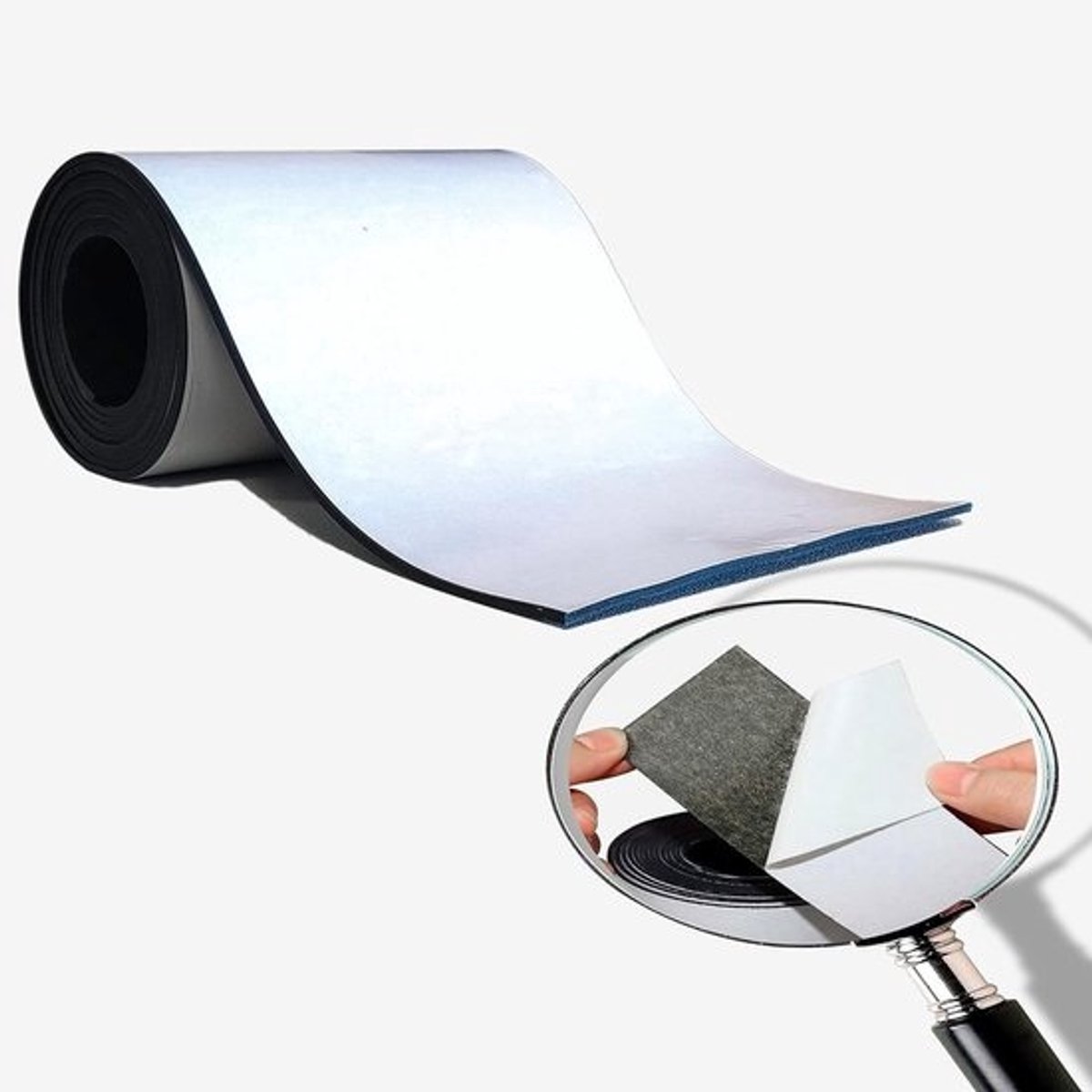 Rubberen strips - Antislipmat zelfklevend - Vloerbescherming - Industriële kwaliteit - 10 cm x 2 m - Zwart