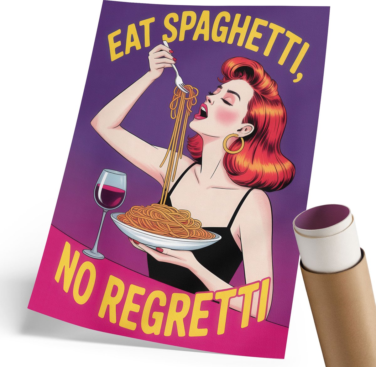 Wallfluent Polycanvas Poster - Industriële Haven, Fotografie - 297 x 420 mm - Bruin Wanddecoratie - Rechthoek - Decoratieve poster - Woonkamer, Slaapkamer, Kantoor - Industrieel