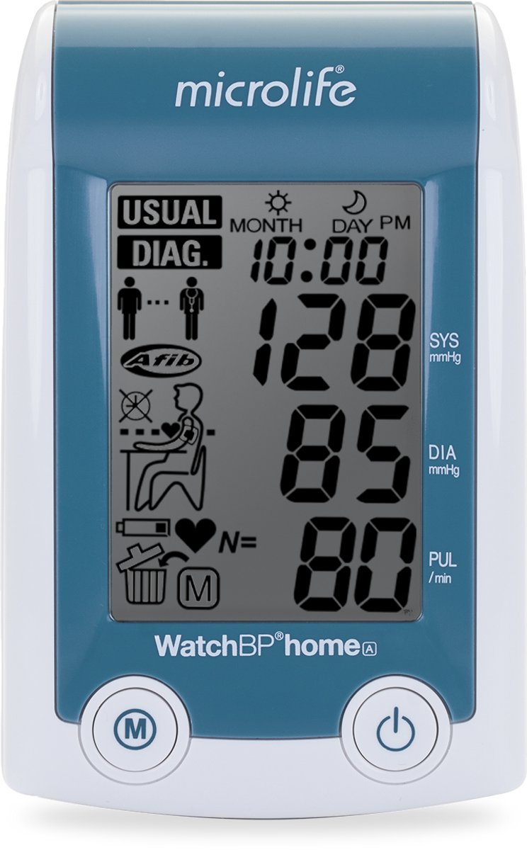 Microlife WatchBP Home AFIB - Bloeddrukmeter - AFIB Detectie - Klinisch Gevalideerd - 5 Jaar Garantie