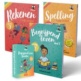 Kickstart Groep 7 Compleet - Oefenboek Rekenen Groep 7 1e helft - Oefenboek Spelling Groep 7 1e helft - Begrijpend Lezen Groep 7 Oefenboek deel 1 - Begrijpend Lezen Kaarten - Wijzer over de Basisschool