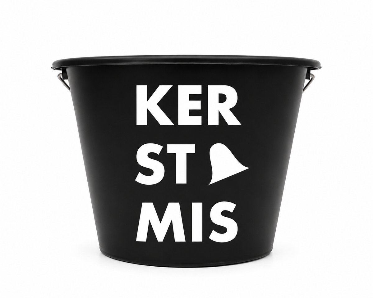 Emmer met tekst - Kerst emmer - Cadeau emmer - Kerstpakket - Kerst in een emmer - XLX®