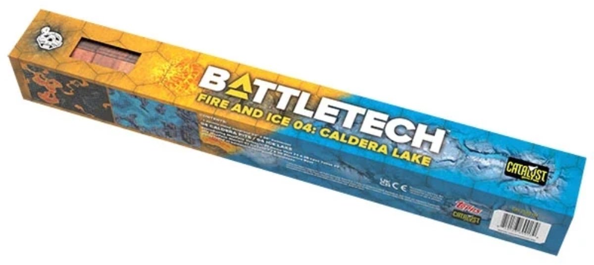 BattleTech BattleMat Fire and Ice Caldera Lake - Playmat - Catalyst Game Labs