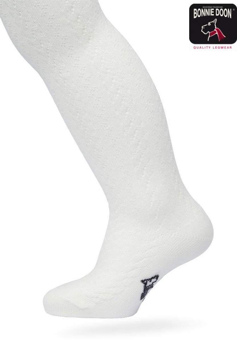 Bonnie Doon Baby Kabel Maillot Off White maat 80/86 - Meisjes - Kabel Patroon - Organic - Zacht Organisch Katoen - GOTS gecertificeerd - Gladde naden - Comfortabele Boord - Geen vervelende naden - Gebroken Wit - Ecru - Crème - Off White - BP214902.20