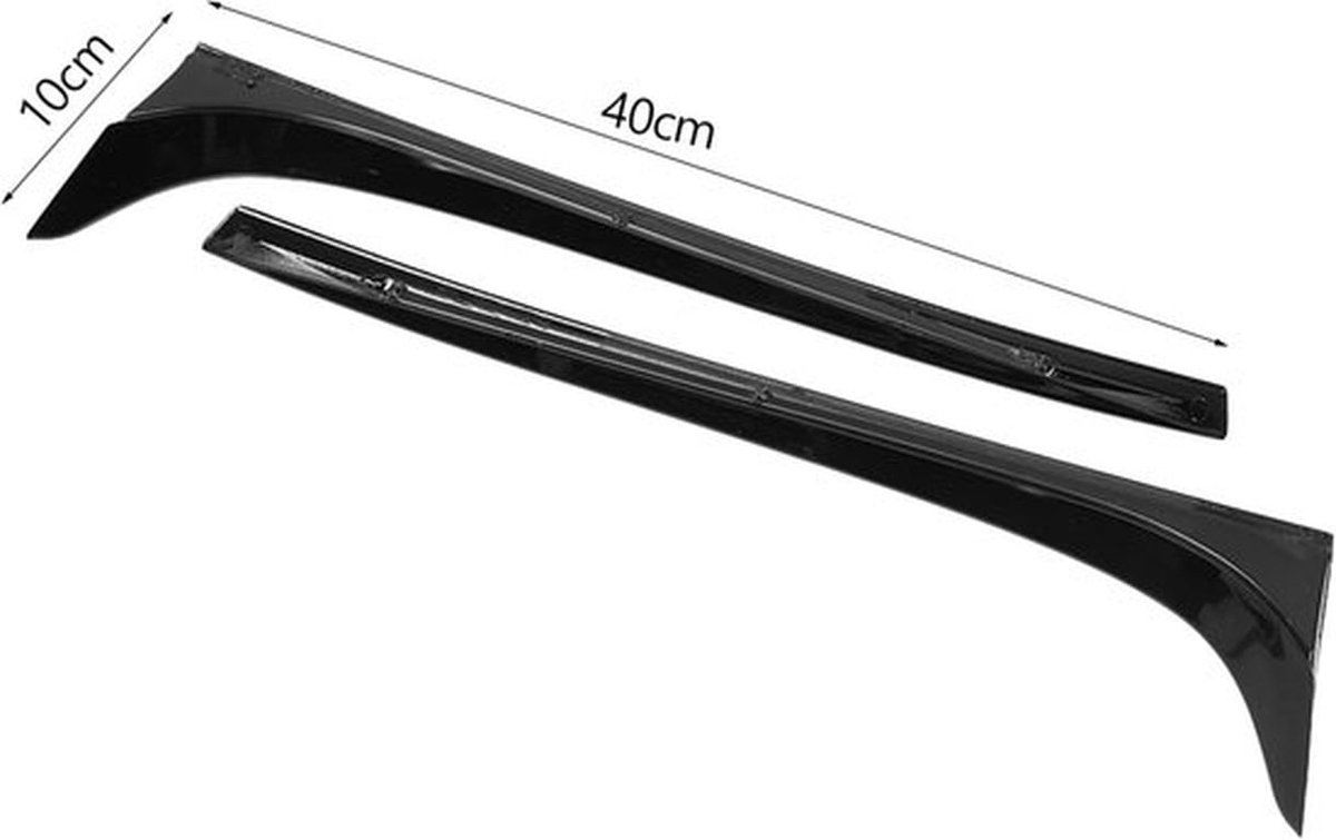 - Staart Spoiler - Auto Kofferbak Spoiler - Bescherming tegen slijtage - 10 x 10 x 10 cm - Achtervleugel Sticker - Geschikt voor Golf 7 MK7...