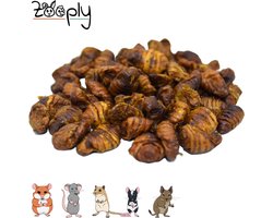 Zooply Zijderupsen - Kruiden & Snacks - 100% natuurlijk - Voor hamsters, gerbils & ratten - 150 gram