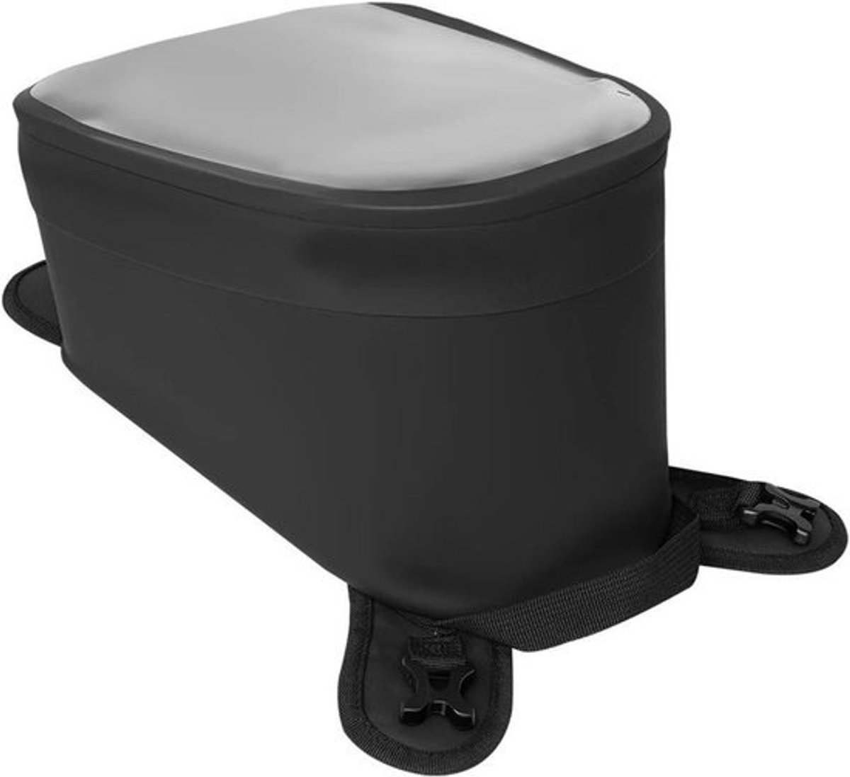 Motorfietstanktas - Opbergzak Motor - Spullen Veilig Vervoeren - Waterdicht PVC Materiaal - 260x200x170mm - Zwart