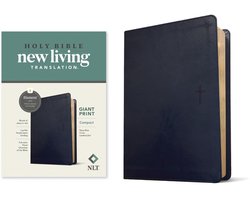NLT Compact Giant Print Bible, Filament Edition, Navy