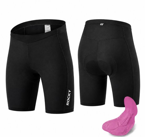 Rocky Fietsbroek Dames Met Zeem Kort - Fietsbroek - Wielrenbroek - Wielerbroek - Mountainbike - Bibshort - Fietskleding - Koersbroek - Dames - Maat S — afbeelding 3