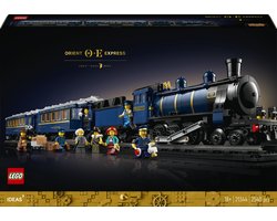 LEGO® Ideas De Oriënt-Express trein 21344 bouwset voor volwassenen; cadeautip voor liefhebbers van reizen en geschiedenis; bouwbaar model om neer te zetten met locomotief, tender, restauratiewagon en slaaprijtuig (2540 onderdelen)