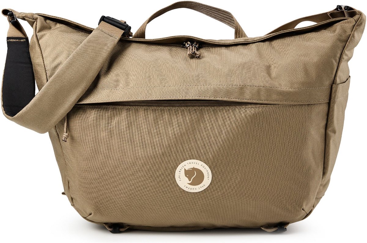Fjällräven schoudertas met laptopvak Färden Crossbody Clay Taupe